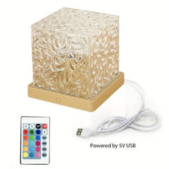 NorthernVibes: LED Cube Night Light w/ Remote Control Simple magazineracksdirect 