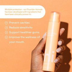 Hismile: Anti-Cavity Toothpaste | Peach Iced Tea Flavor Simple magazineracksdirect 