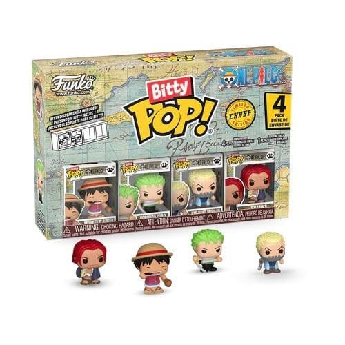 Funko Bitty Pop! ONE PIECE: 4-Pack (Ship Assorted) Simple Funko 