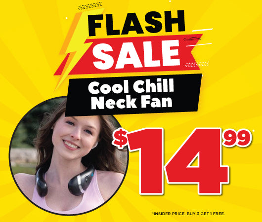 Neckslim Neck Fan Cool Chill Flash Sale