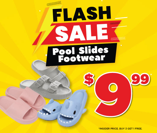 Footwear Slides Flash Sale