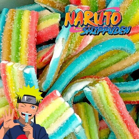 Naruto Shippuden: Freeze-Dried Rainbow Sour Strips | Showcase Exclusive!
