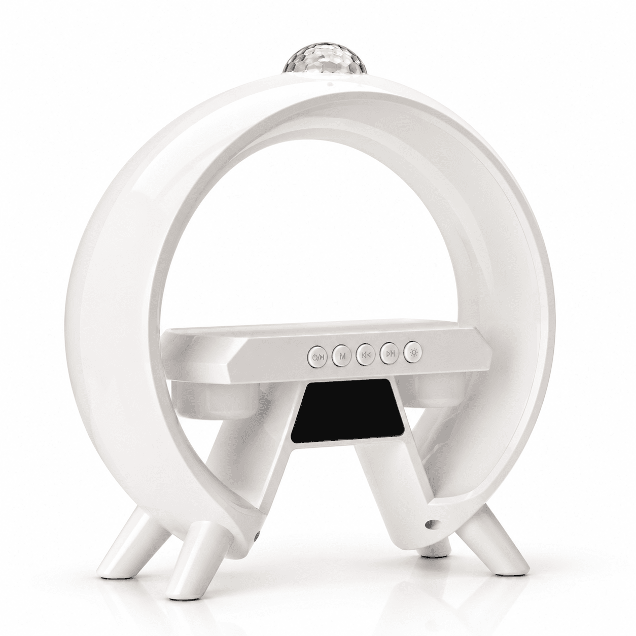 SonicVibes: 3-in-1 Triotunes Bluetooth Speaker and Wireless Charger Simple SonicVibes 