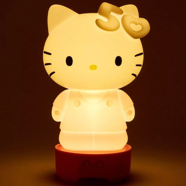 Hello Kitty Sanrio 50th Anniversary Glowing Figure Speaker Simple Hello Kitty 