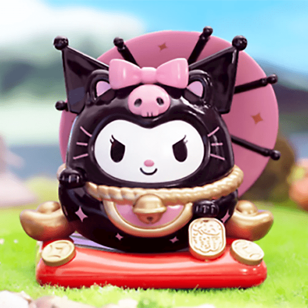 Sanrio Family Fortune Cat Tumbler Top Toy Blind Box Series (1pc) Simple magazineracksdirect 