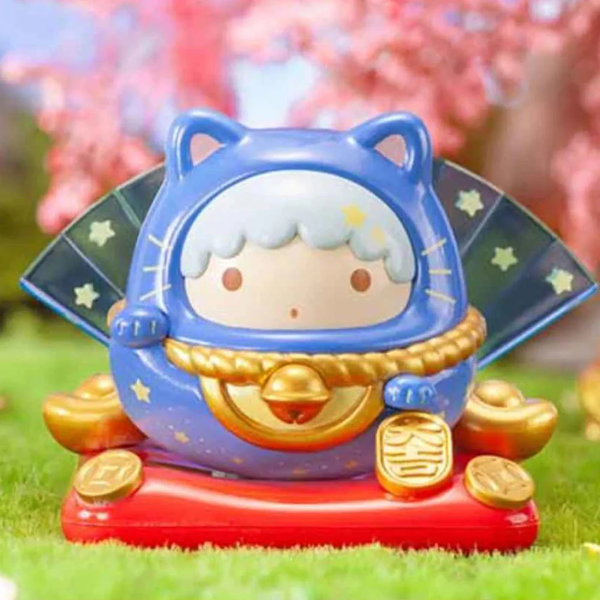 Sanrio Family Fortune Cat Tumbler Top Toy Blind Box Series (1pc) Simple magazineracksdirect 