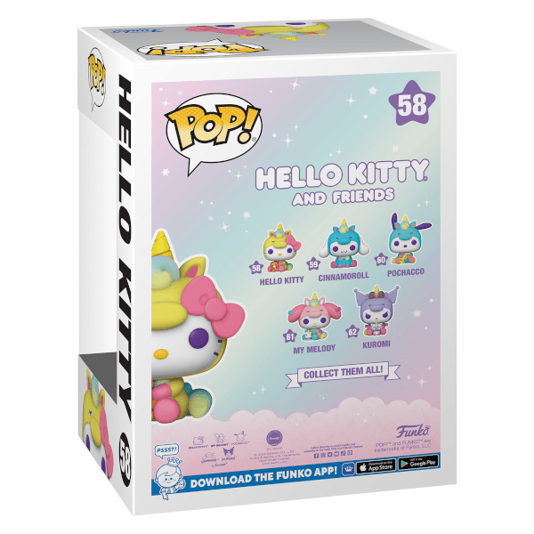 Funko Pop! Hello Kitty Unicorn HK (DGLT) Exclusive (CA) Simple magazineracksdirect 