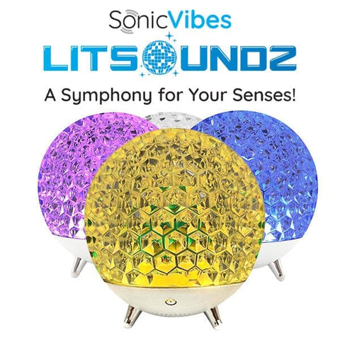 LitSoundz: Crystal Ball Bluetooth Speaker | Rechargeable