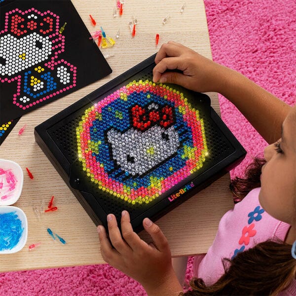 Hello Kitty x Lite-Brite Mini | Super Bright HD Simple magazineracksdirect 