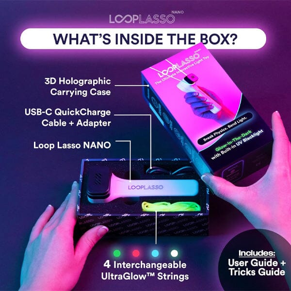 Loop Lasso NANO: The Original Glow-in-The-Dark String Shooter – Showcase