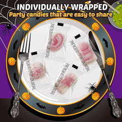 Amos Halloween Peelerz Body Parts Gummies Candy (7.05 oz) Simple Amos Sweets 