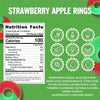 Swedish Candy: Saturday Sweets Strawberry Apple Rings (3.6oz)