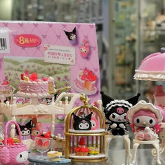 Re-ment Sanrio: My Melody & Kuromi Sweet Tea Party Blind Box (1pc) Simple Hello Kitty 