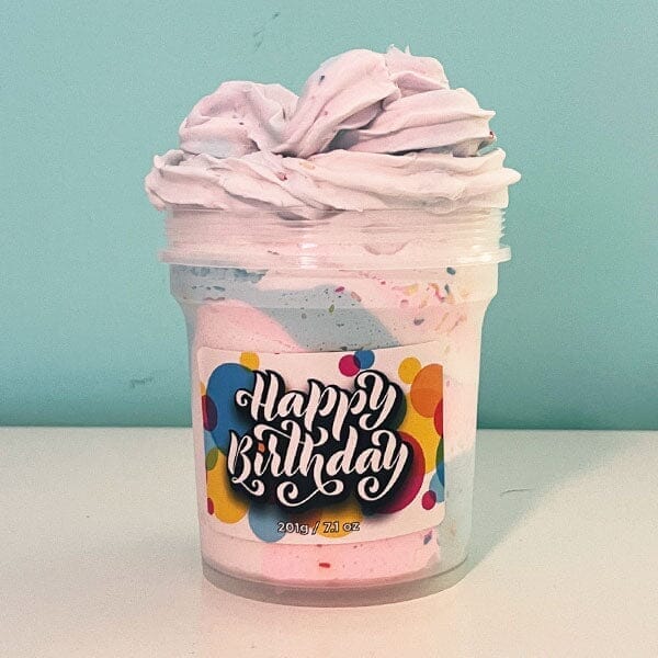 Add A 7.1oz Tub Of Happy Birthday LIT Slime & Save Simple magazineracksdirect 