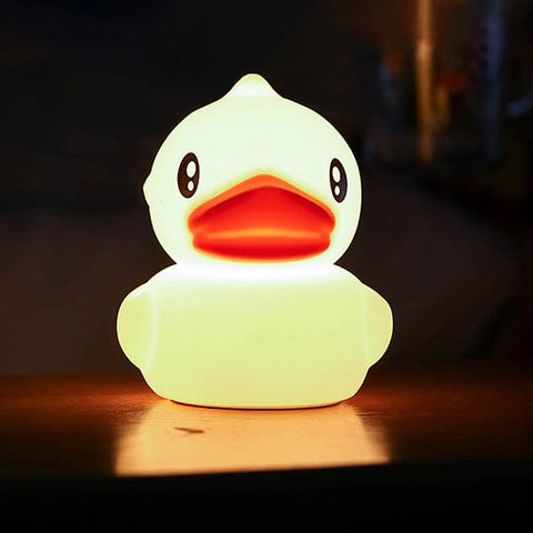 QuackerDelight: Decorative Rubber Ducky Night Light | Color Changing