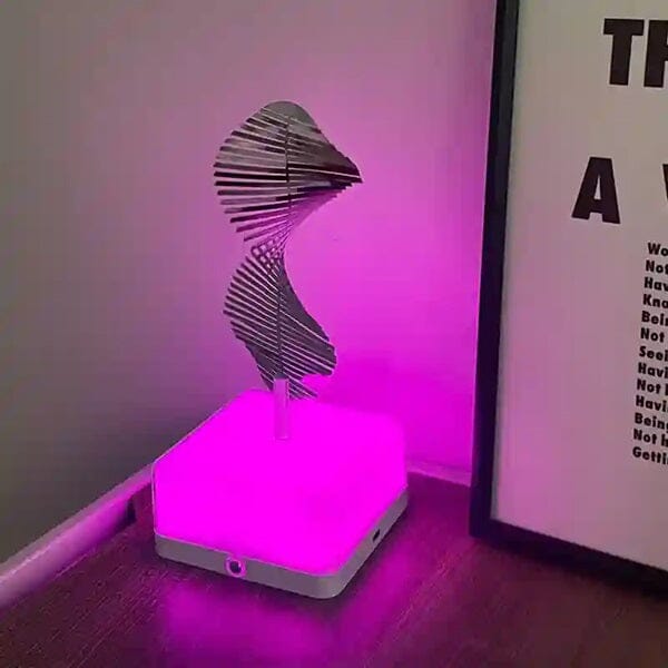 WaveGlo: The Helix Wind Spinner for Light Waves