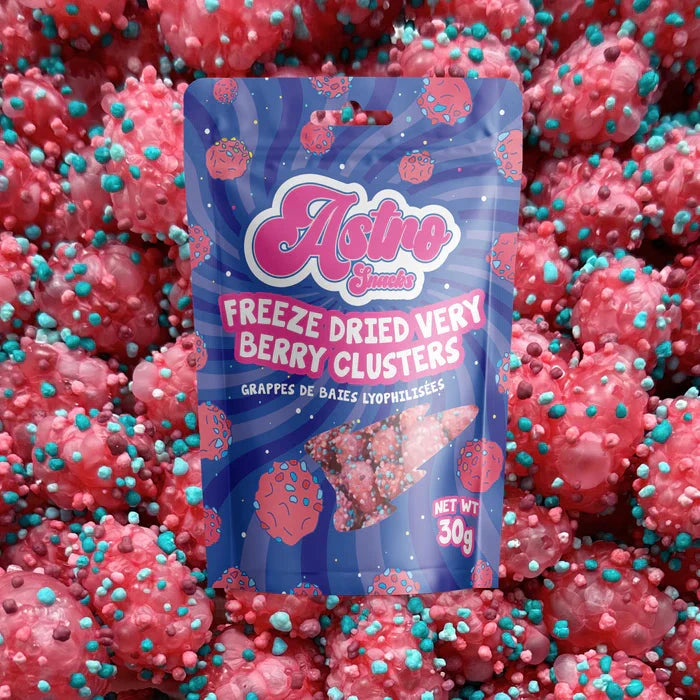 Astro Snacks - Freeze Dried Nerd Clusters (Very Berry) Simple FreezYums! 