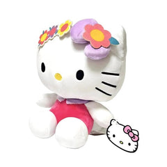 Hello Kitty Plush w/ Flower Headband | 8.5" Simple magazineracksdirect 