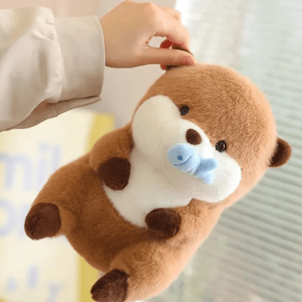 Otter Plush Toy Simple magazineracksdirect 