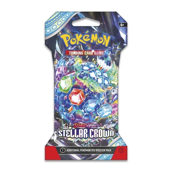 Pokémon TCG: Scarlet & Violet Stellar Crown | Assorted Sleeved Booster Pack Simple magazineracksdirect 