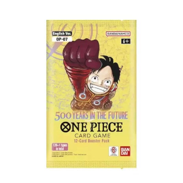 Bandai One Piece Card Game 500 Years Later in the Future OP-07 Booster Pack Showcase 