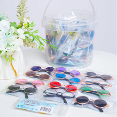 Mini Retro Sunglasses Accessory for Plush Dolls (Assorted Colors) Petite Threads Simple Exclusive 