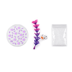 LIT Slime Animal Charms Collection Scented Slime Jar (7.1oz) Cow Blooms Simple LIT Slime 
