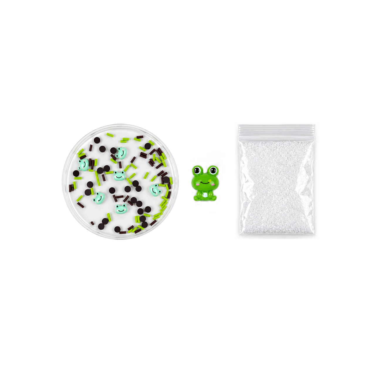 LIT Slime Animal Charms Collection Scented Slime Jar (7.1oz) Minty Frog Simple LIT Slime 