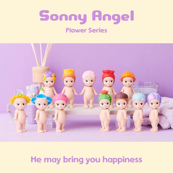 Sonny Angels Collectable Mini Cherub Figurines Flower Series | Ships Assorted (1PC) Simple Sonny Angels 