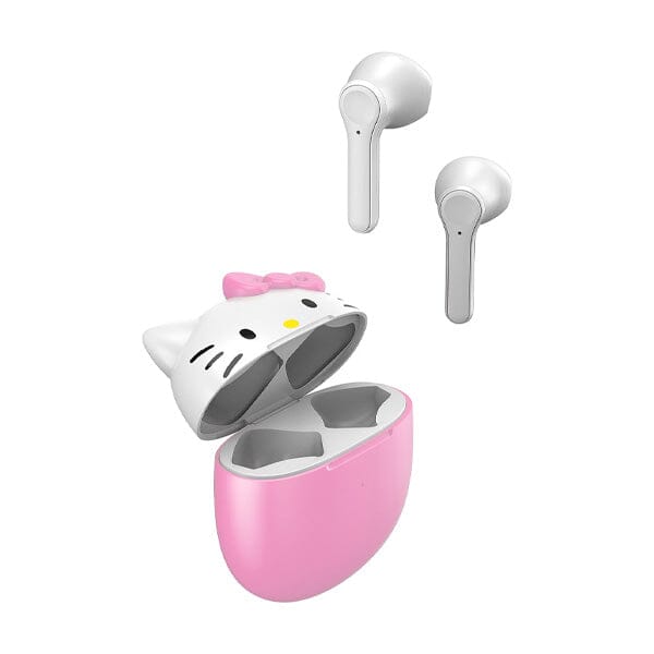 Hello Kitty Sanrio 50th Anniversary Pink Bluetooth Earbud Headphones "Showcase Exclusive" Simple Hello Kitty 