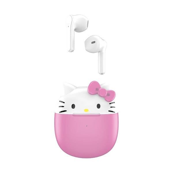 Hello Kitty Sanrio 50th Anniversary Pink Bluetooth Earbud Headphones "Showcase Exclusive" Simple Hello Kitty 