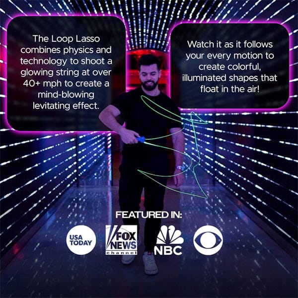 Loop Lasso NANO: The Original Glow-in-The-Dark String Shooter – Showcase