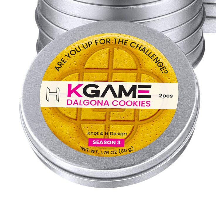 KGAME Dalgona Cookie Tin Season 3 #DalgonaChallenge Simple Exclusive 