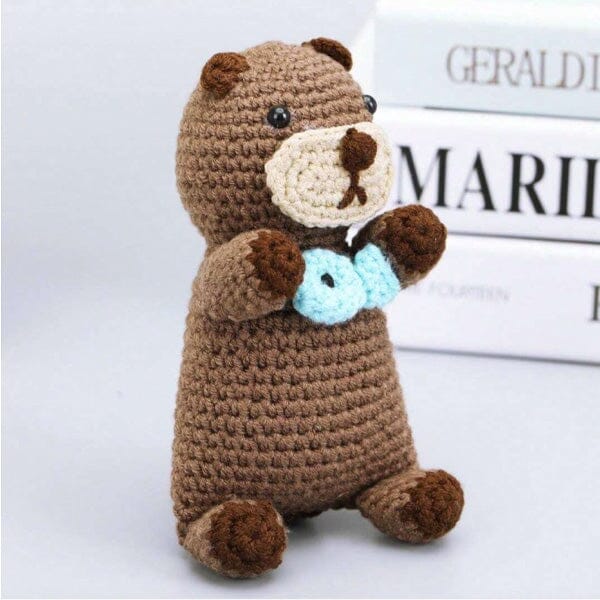 Otter Crochet Plush Toy Simple Exclusive 