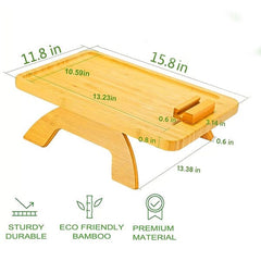 SofaKicks: Bamboo Sofa Tray Simple magazineracksdirect 