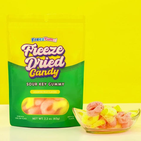 FreezeYum! Freeze Dried Sour Key Gummy