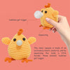 CalmiMates: Mini Emotional Support Crochet Plush Toy Collection (1pc) Multiple Styles
