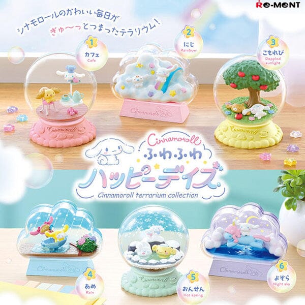 Re-Ment Sanrio: Cinnamoroll Terrarium Happy Days Blind Box (1pc) Simple Hello Kitty 