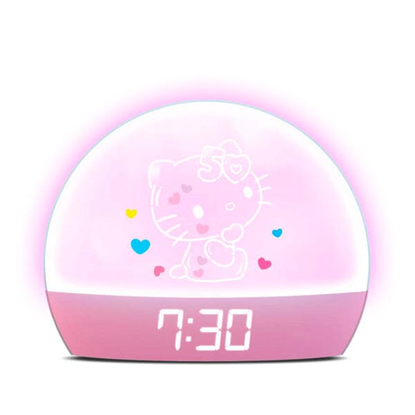 Hello Kitty Sanrio 50th Anniversary Sunrise Alarm Clock Preorder magazineracksdirect 