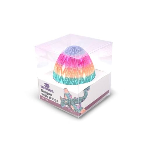 3D Printed Winged Dragon Scale Egg Fidget Toy - Multiple Colours Simple Exclusive 
