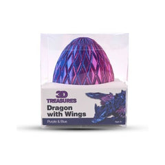 3D Printed Winged Dragon Scale Egg Fidget Toy - Multiple Colours Simple Exclusive 