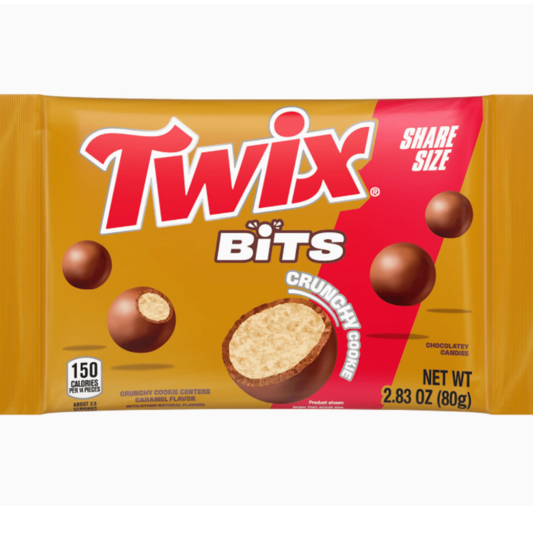 Twix Bits Crunchy Cookie Chocolate Candy (80g) Simple Twix 