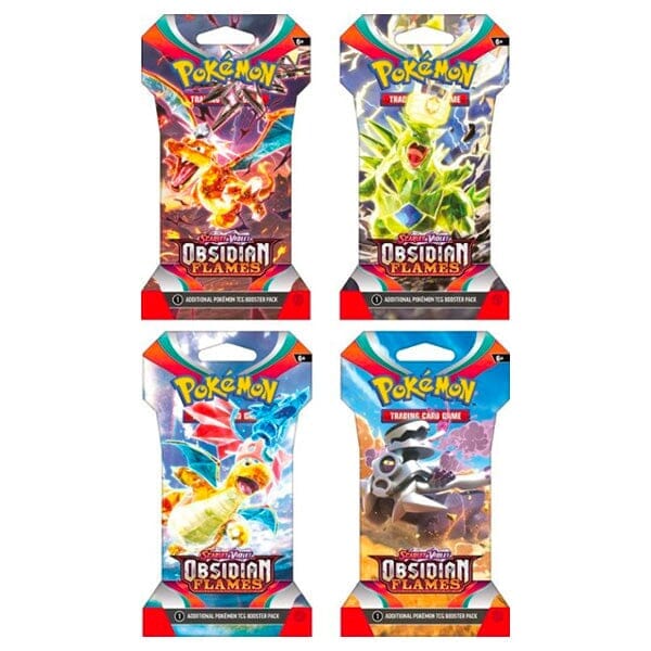 Pokémon TCG: Scarlet Violet Obsidian Flames Sleeved Booster