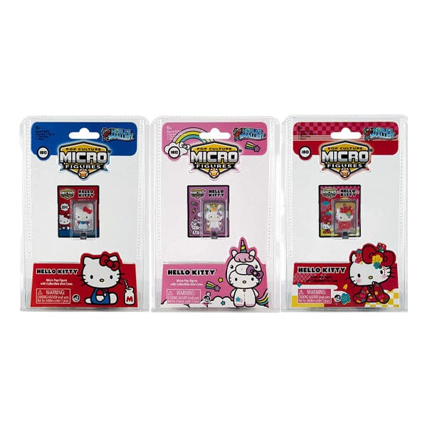 The World's Smallest Collection: World's Smallest Hello Kitty Pop Culture Micro Figures | Ships Assorted