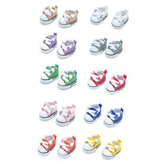Mini Running Shoes Accessory for Plush Dolls (Assorted Colors) Petite Threads Simple Exclusive 