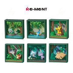 Re-ment Pokemon Frame: Deep Woods Blind Box (1pc) Simple Pokémon 