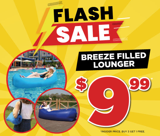 Breeze Filled Lounger Air Puff Flash Sale