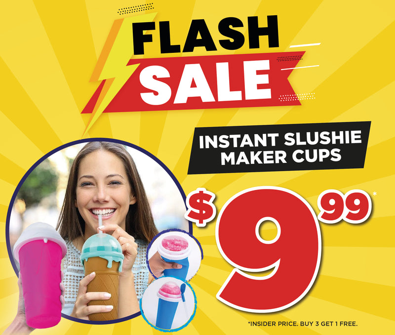 Instant Slushie Maker Cup Squeezur Flash Sale