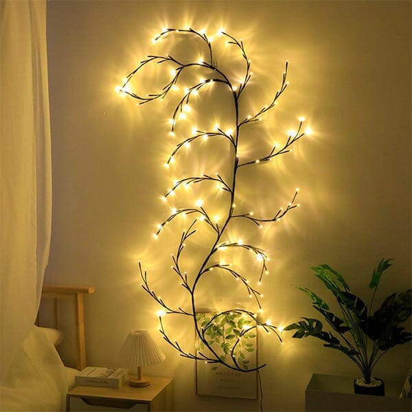 DecoVines | Decorative Faux Willow Vines w/ LED Lights! Simple magazineracksdirect 