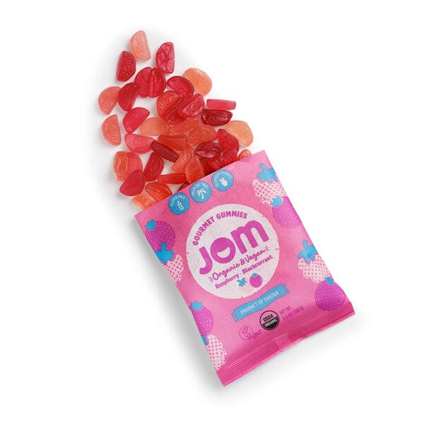 JOM Gourmet Gummies: Raspberry & Blackcurrant (3.5 oz) Simple magazineracksdirect 